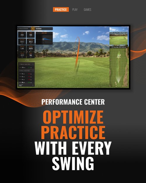 Trackman Virtual Golf Optimize, practice with every swing available at Baxter's Arcade in Canonsburg, PA